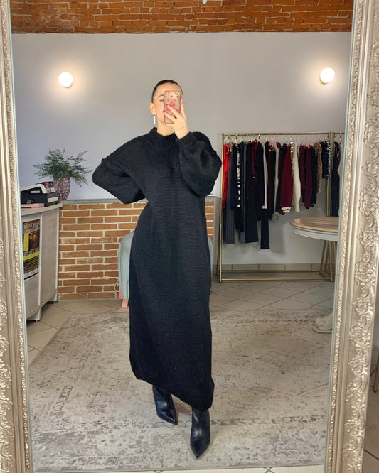 Maxi abito in maglia