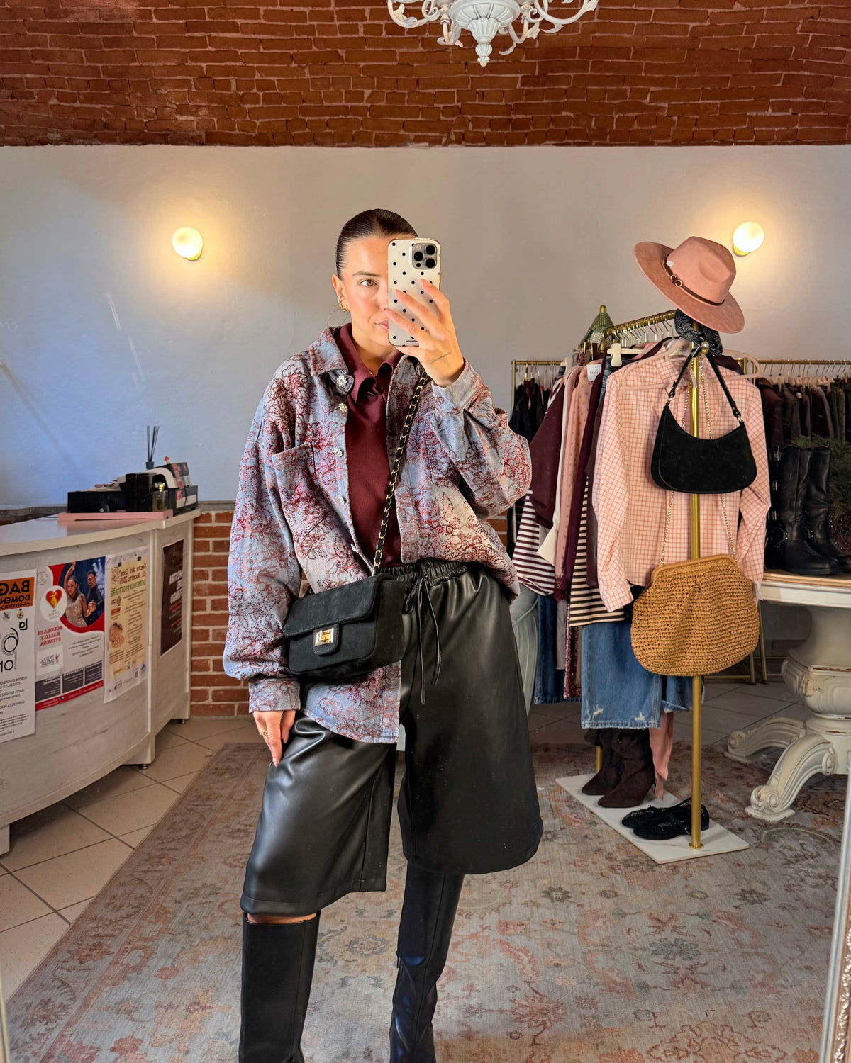 Borsa in vera pelle