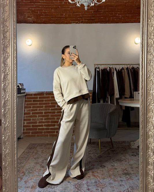 Coordinato in velluto