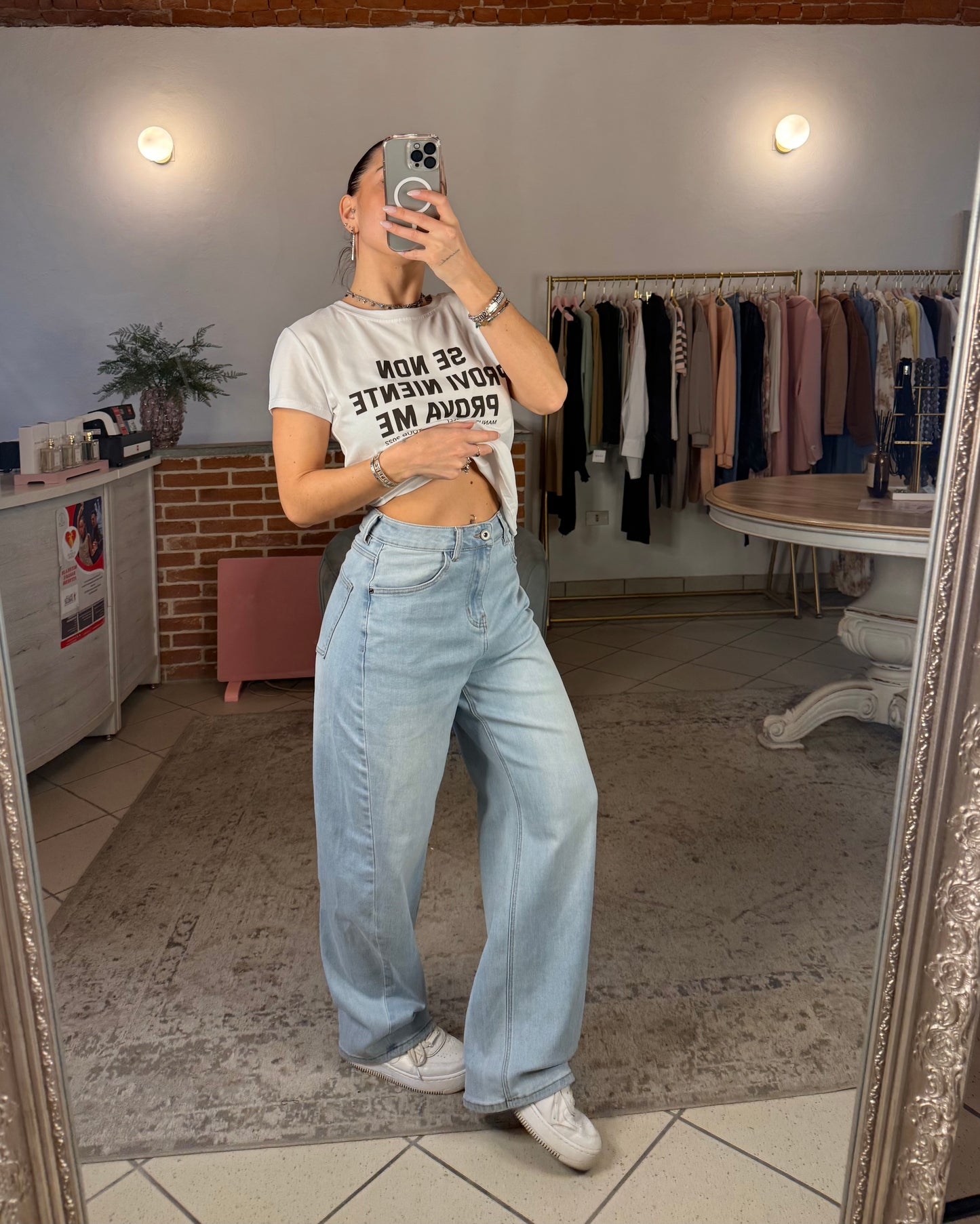 Jeans baggy elasticizzati