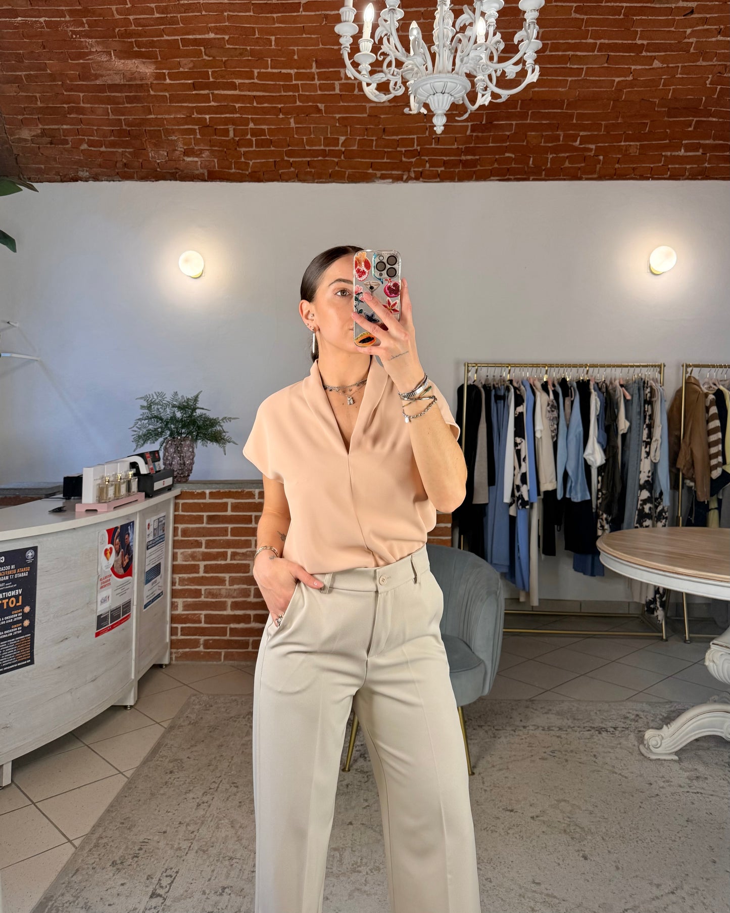 Pantalone dritto sartoriale