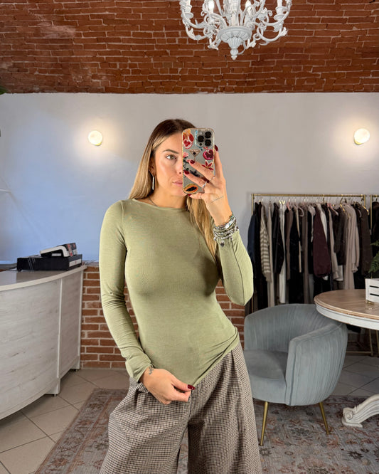 Maglietta basic in viscosa