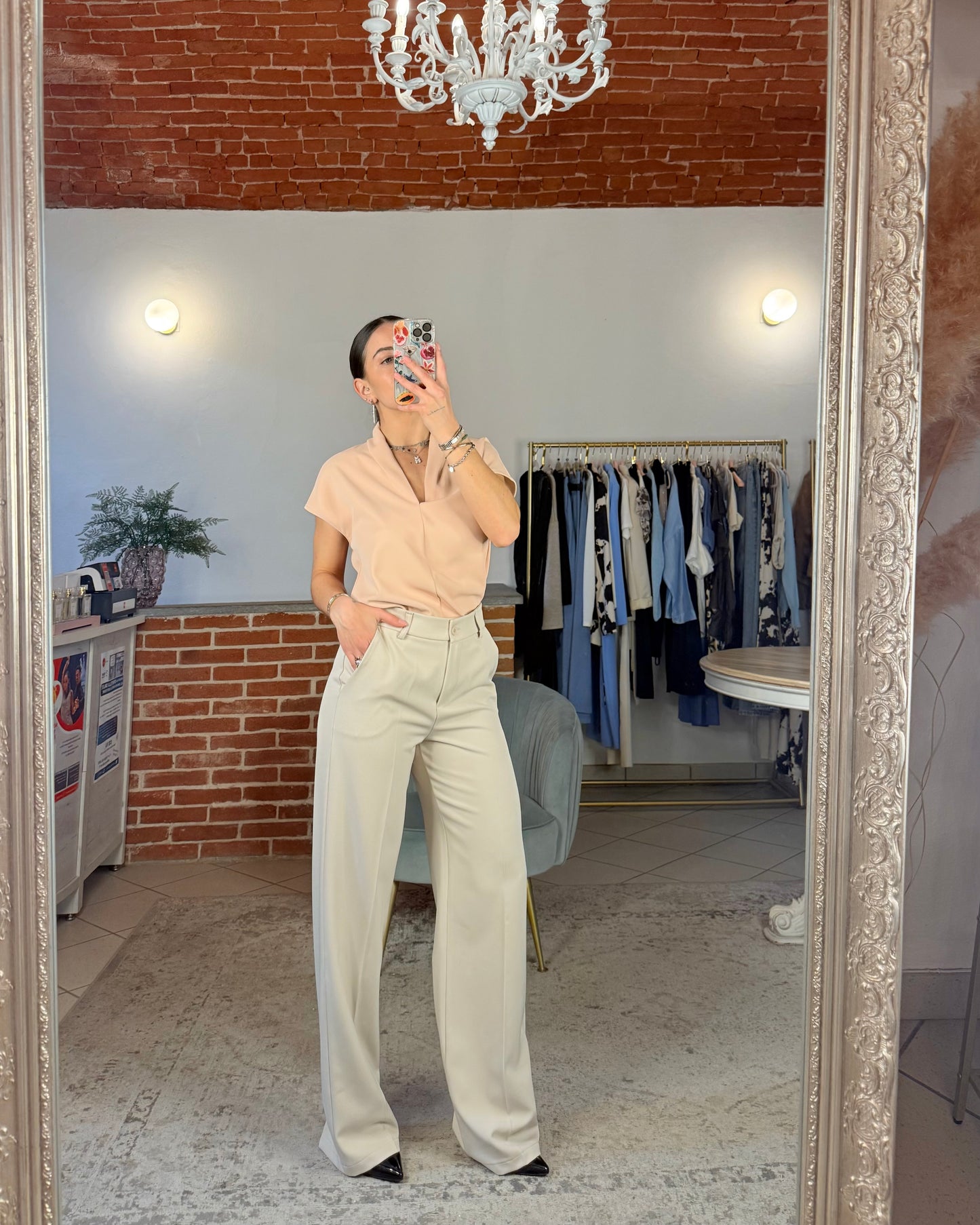 Pantalone dritto sartoriale