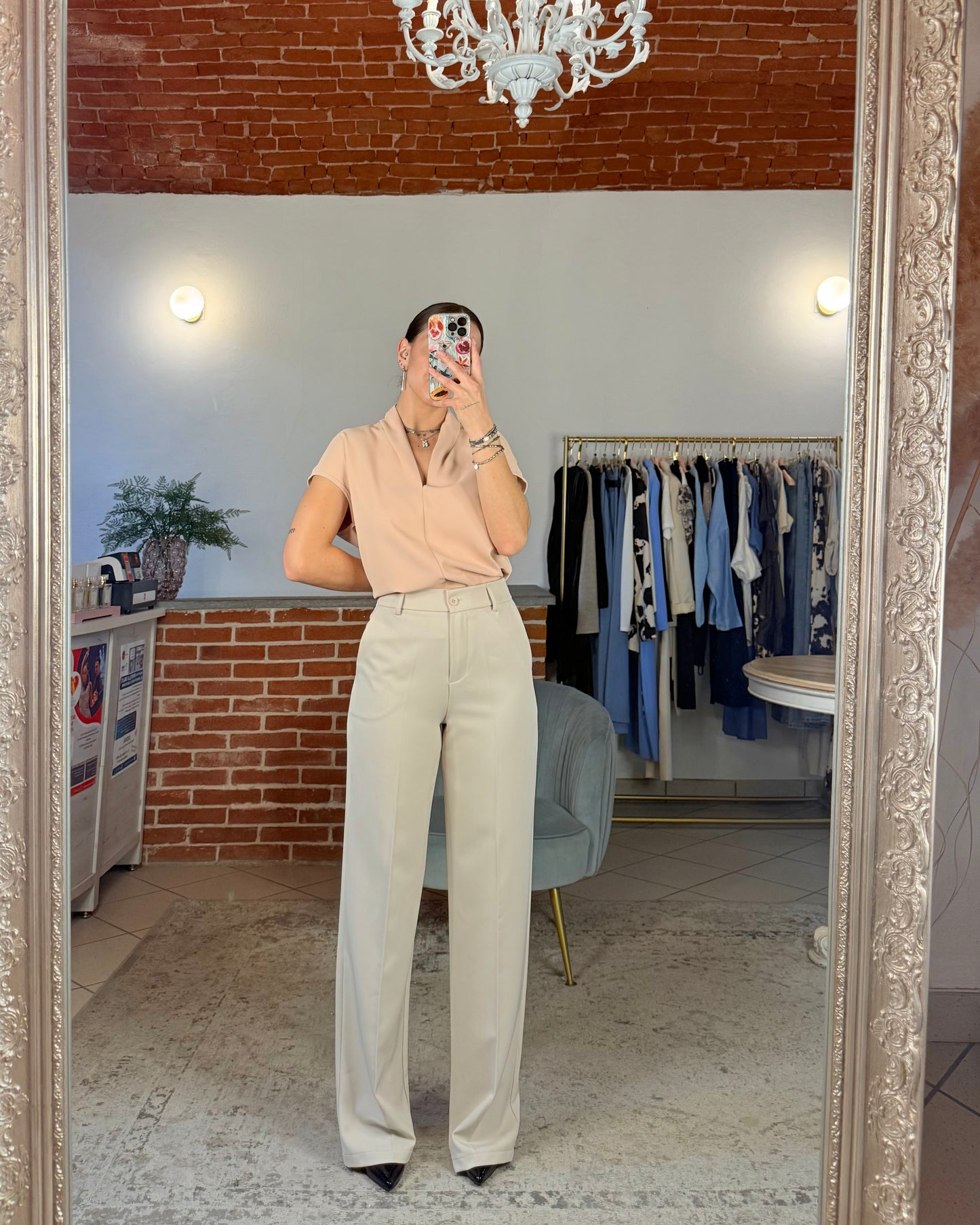 Pantalone dritto sartoriale