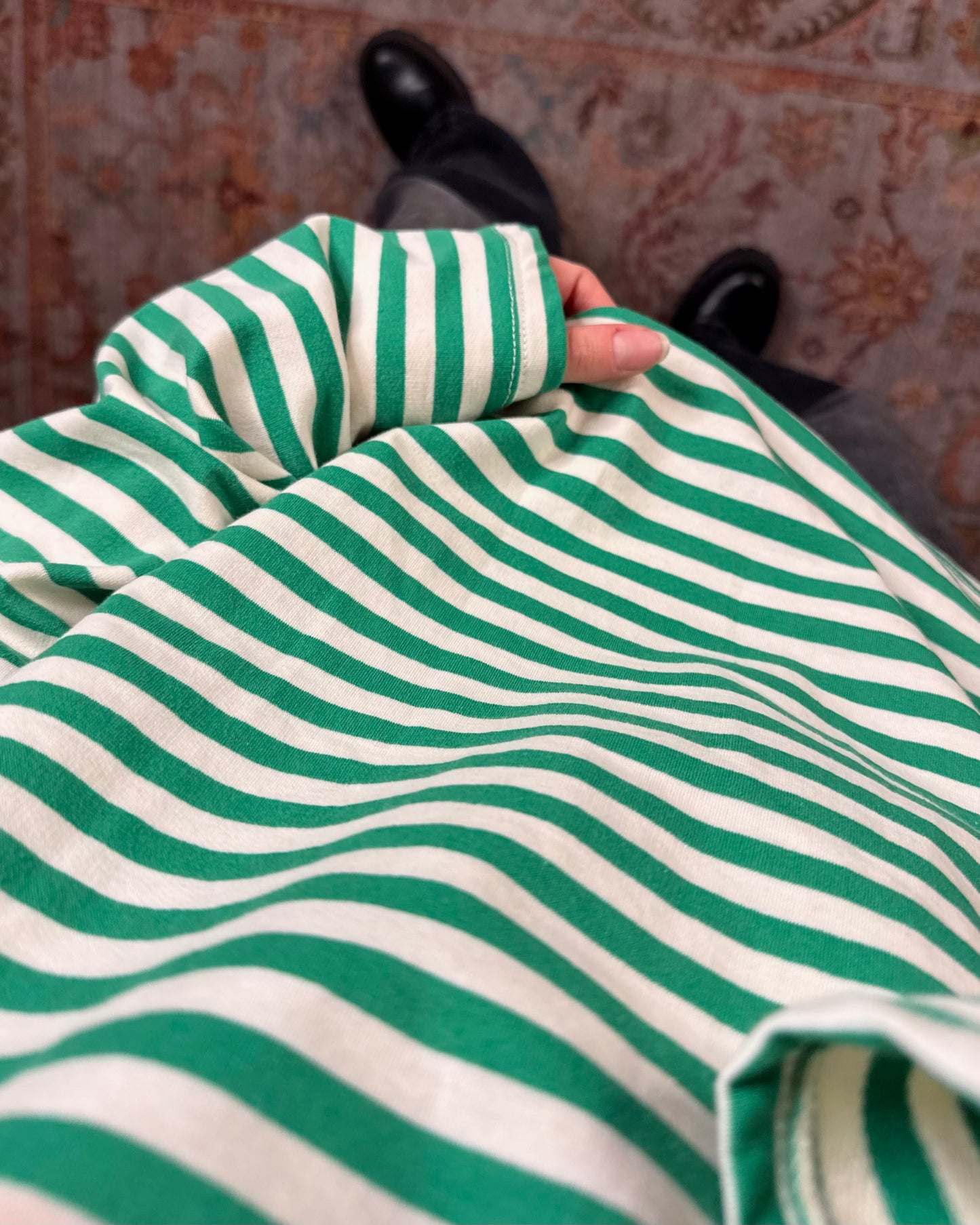 Maglia oversize a righe