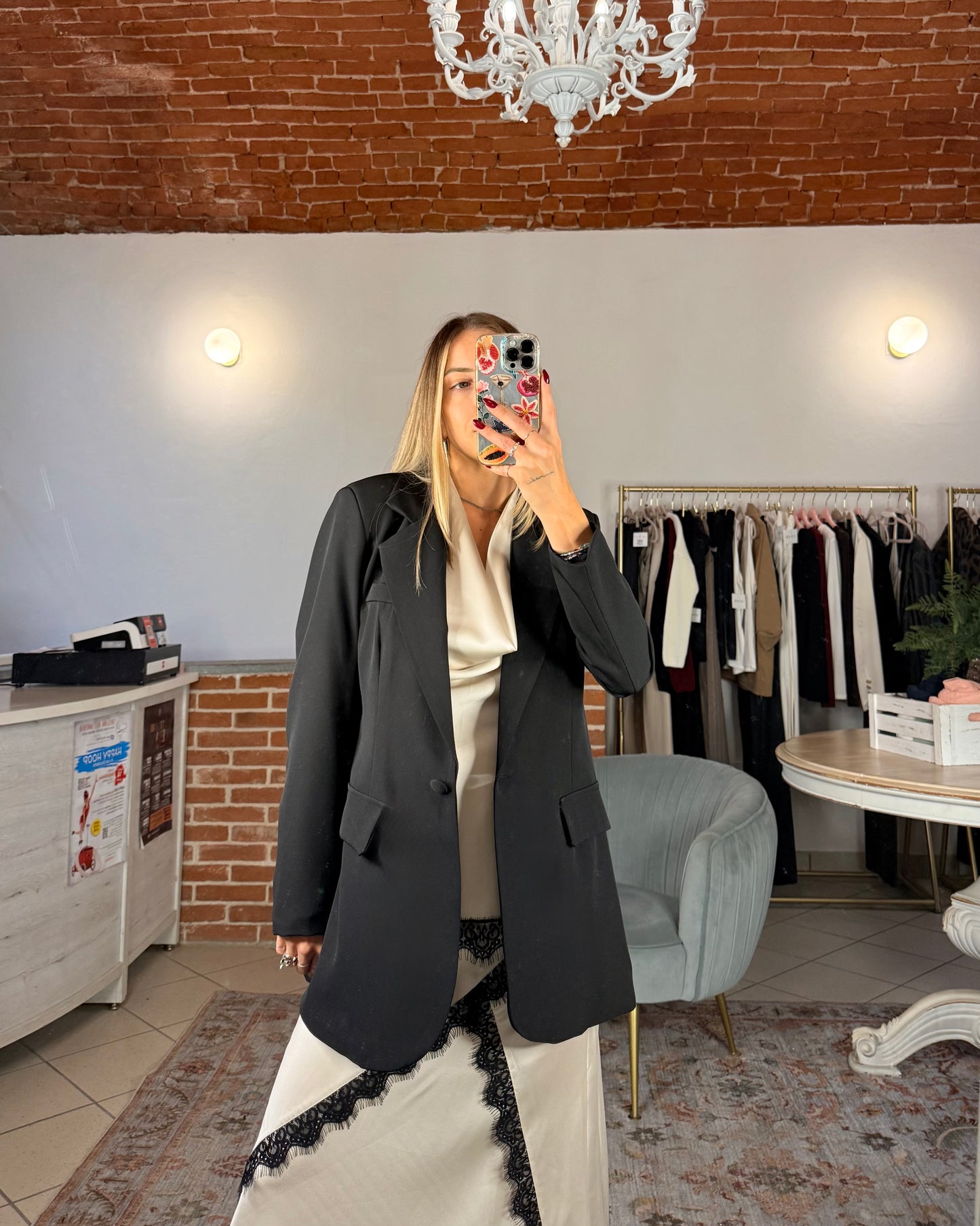 Blazer oversize sciancrato