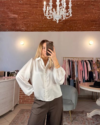 Camicia in raso