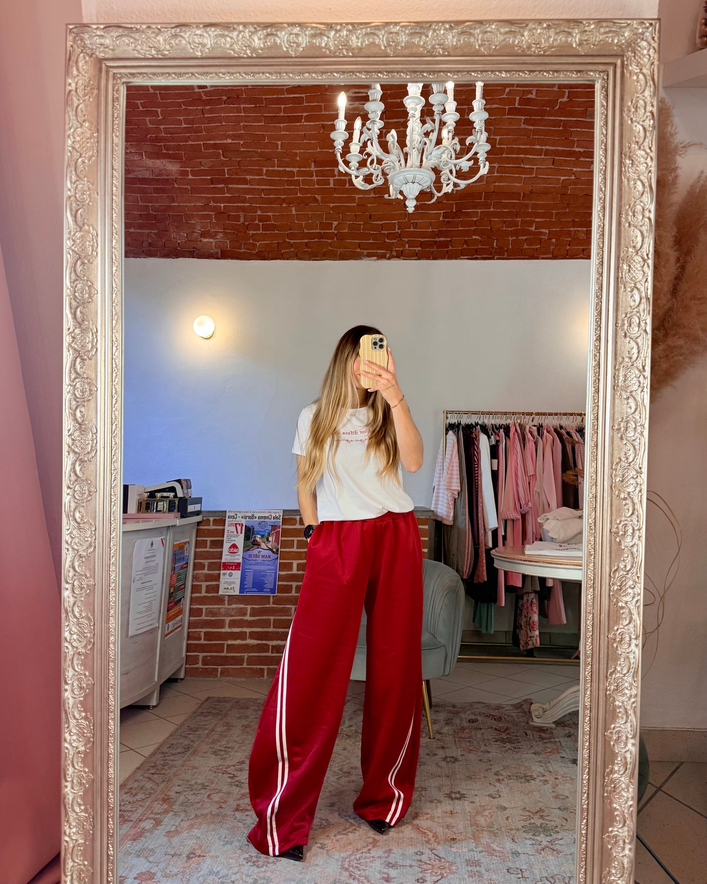 Pantalone tuta in acetato