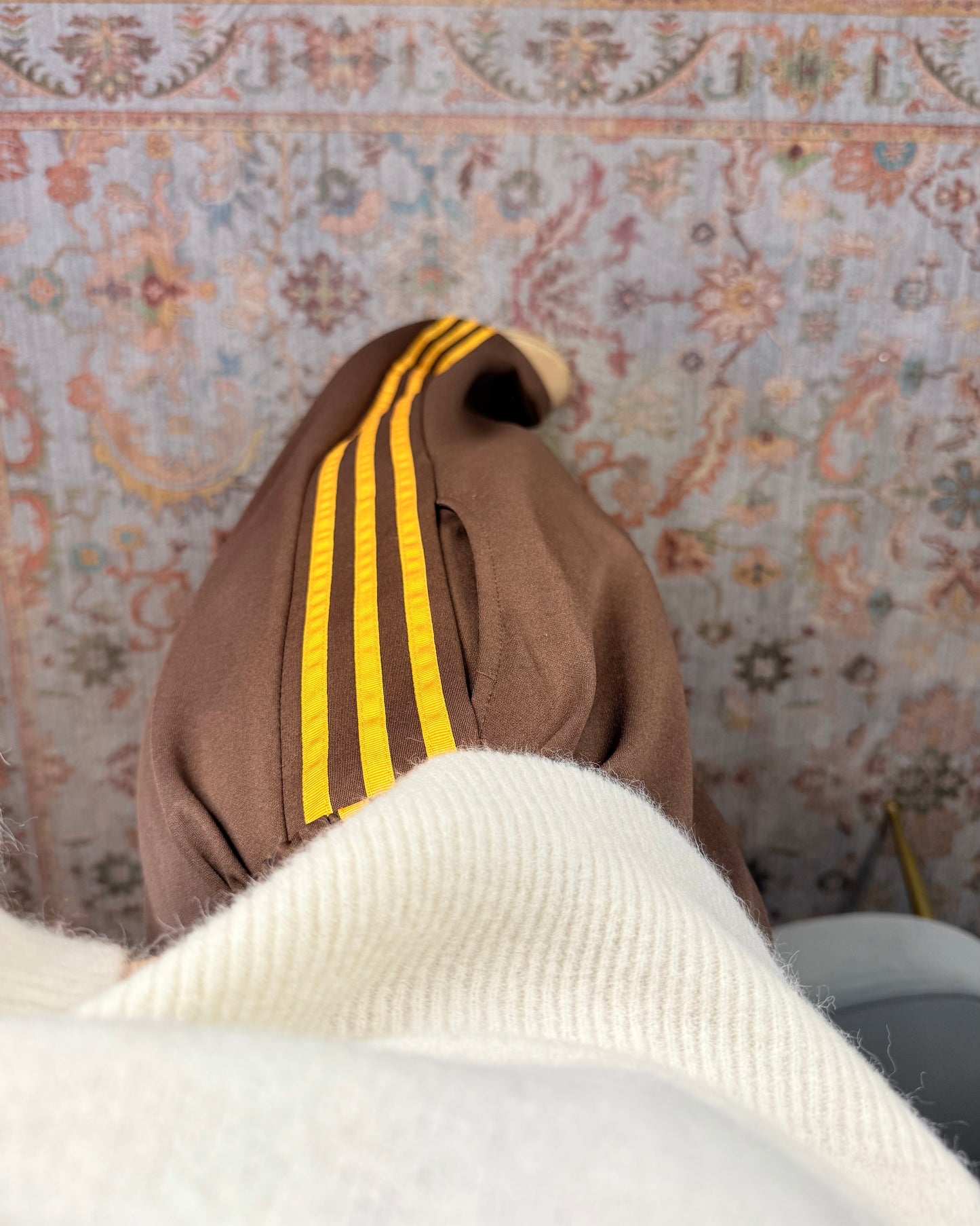 Acetate tracksuit trousers