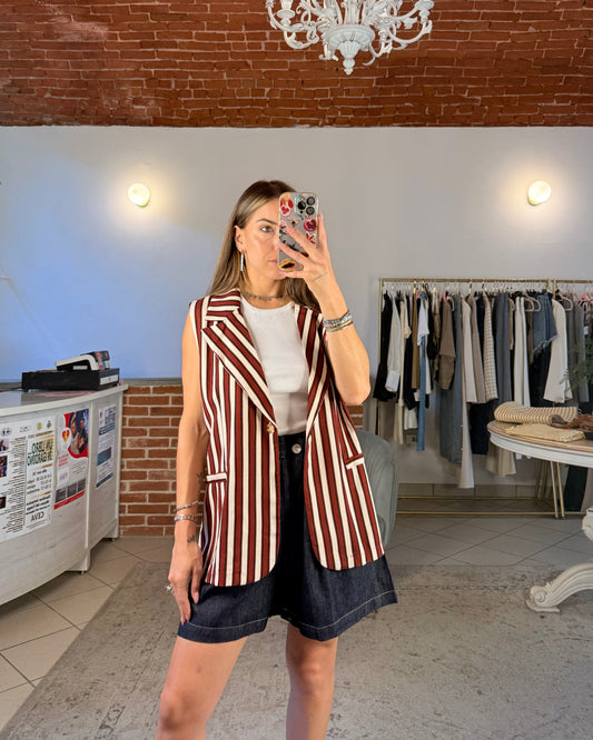 Gilet in lino