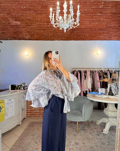 Pantalone in tessuto fluido
