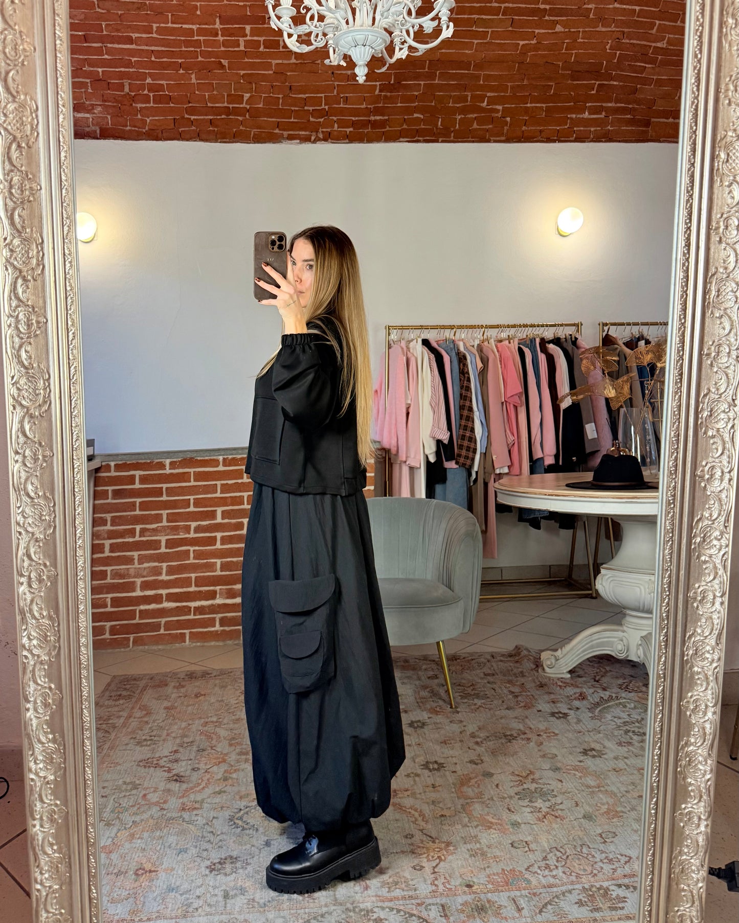 Maxi gonna a palloncino