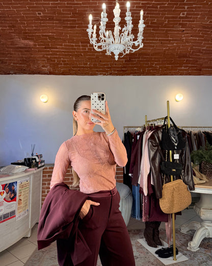 Maglia in pizzo