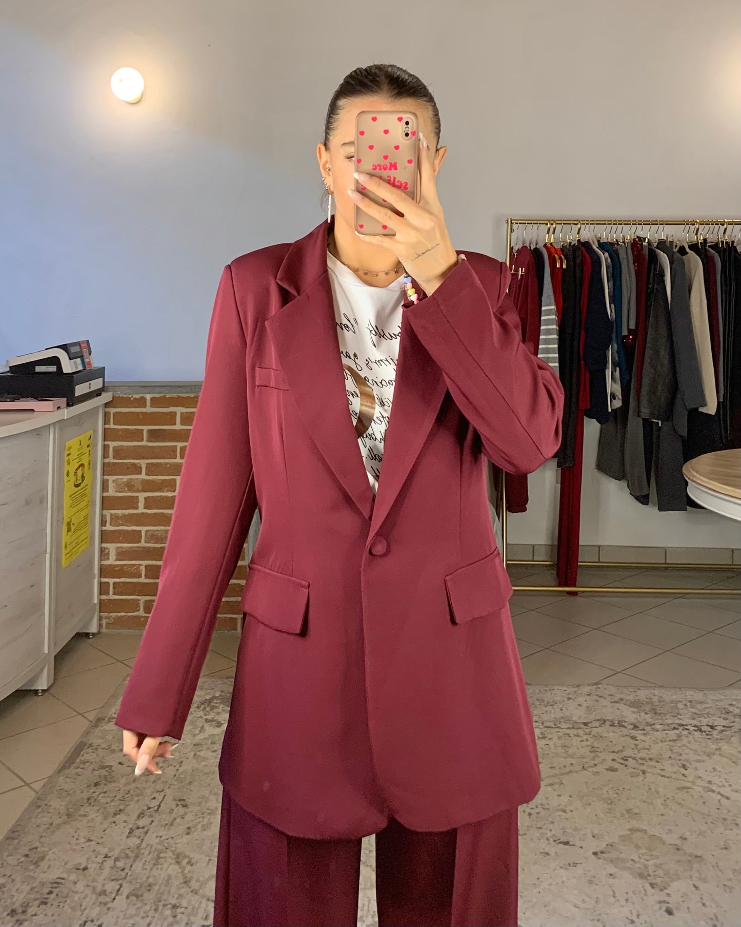 Blazer oversize sciancrato