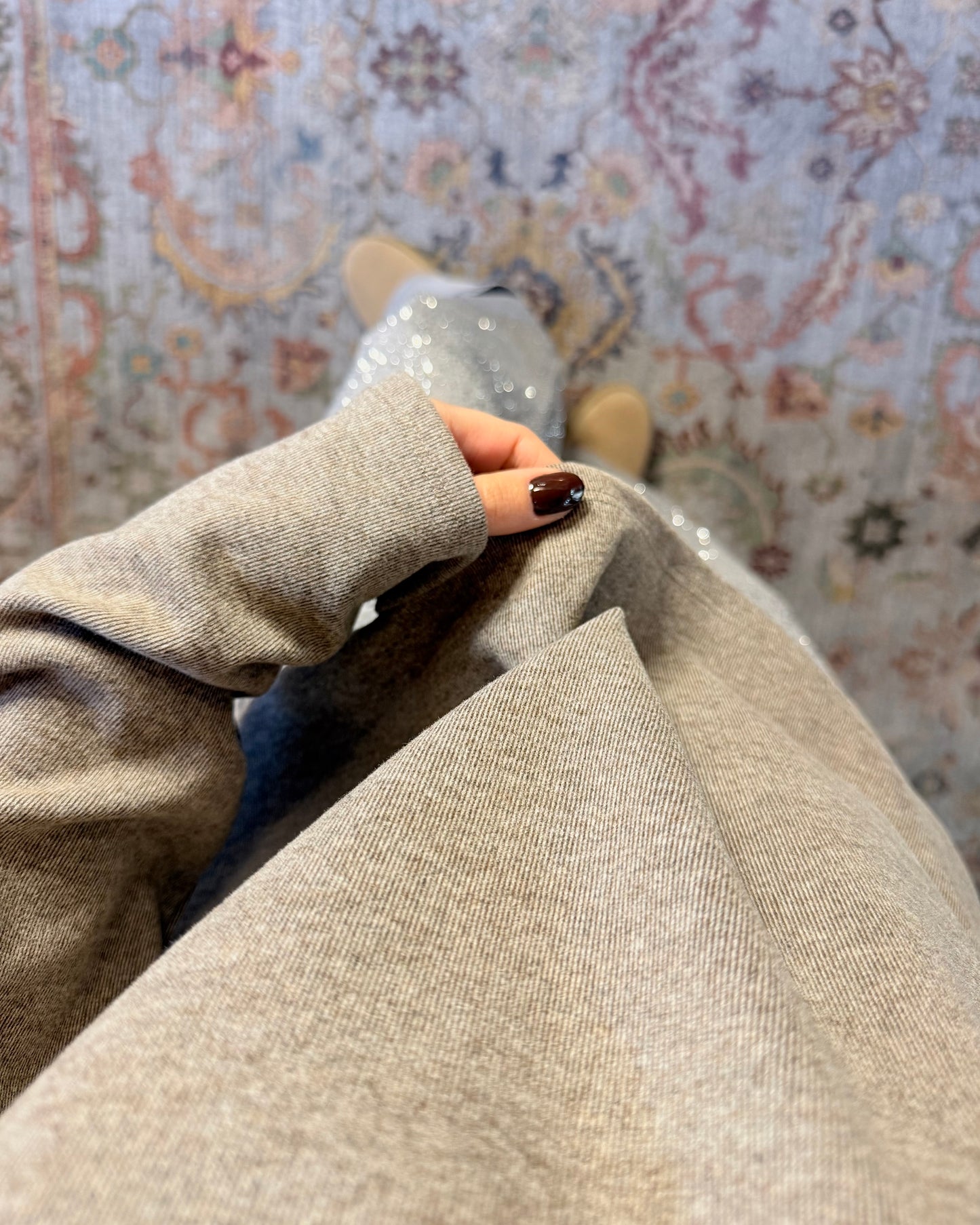 Maglietta oversize maniche lunghe