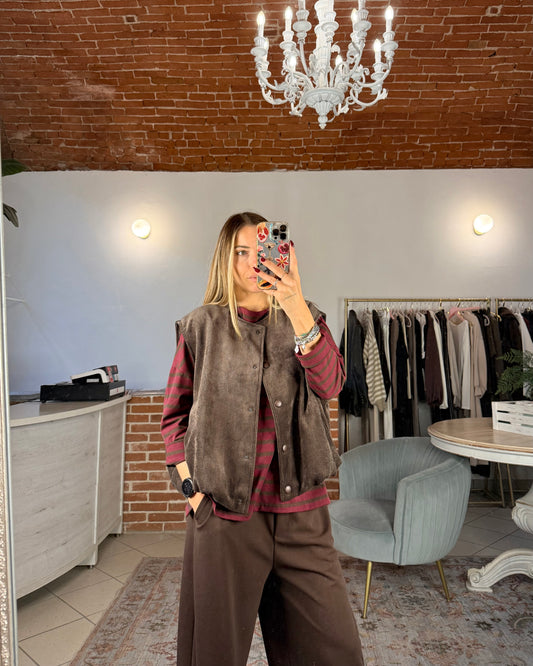 Gilet in velluto