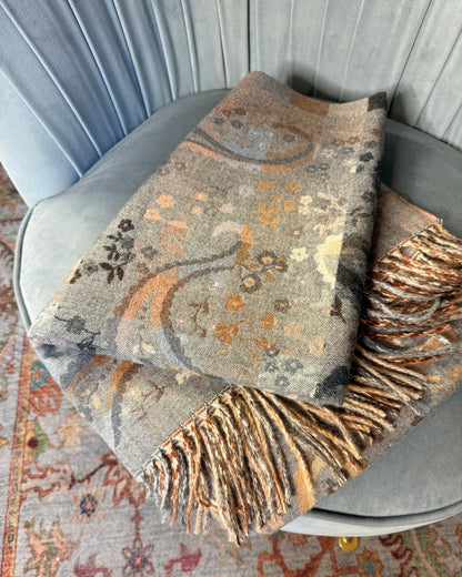 Paisley patterned scarf