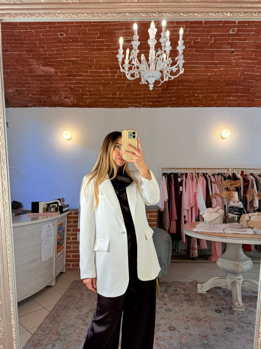 Blazer oversize sciancrato
