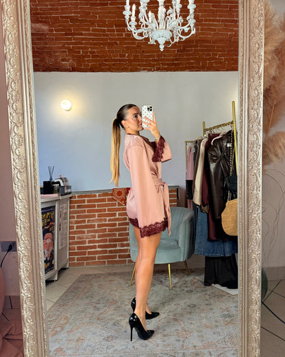 Kimono con pizzo