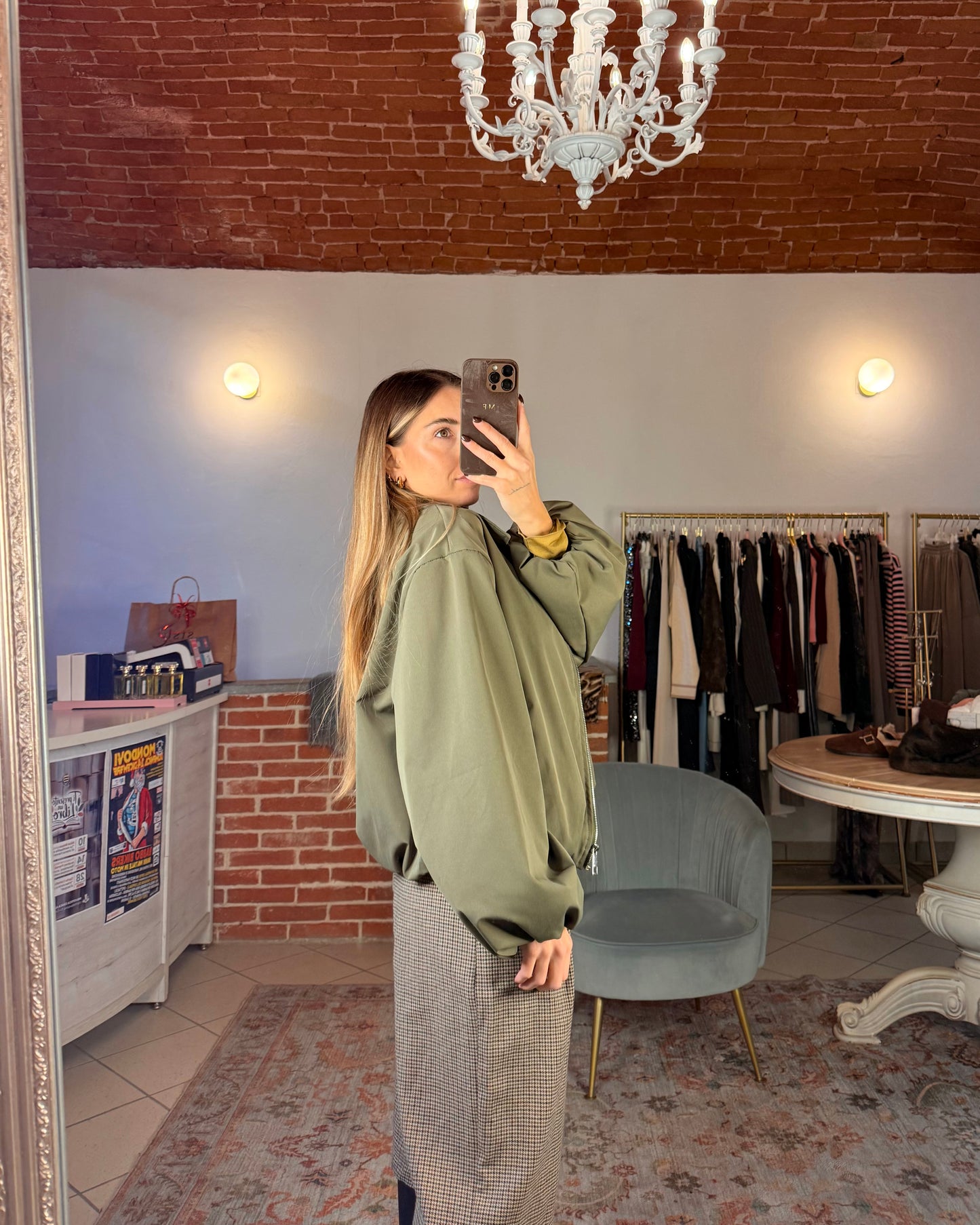 Bomber tessuto tecnico