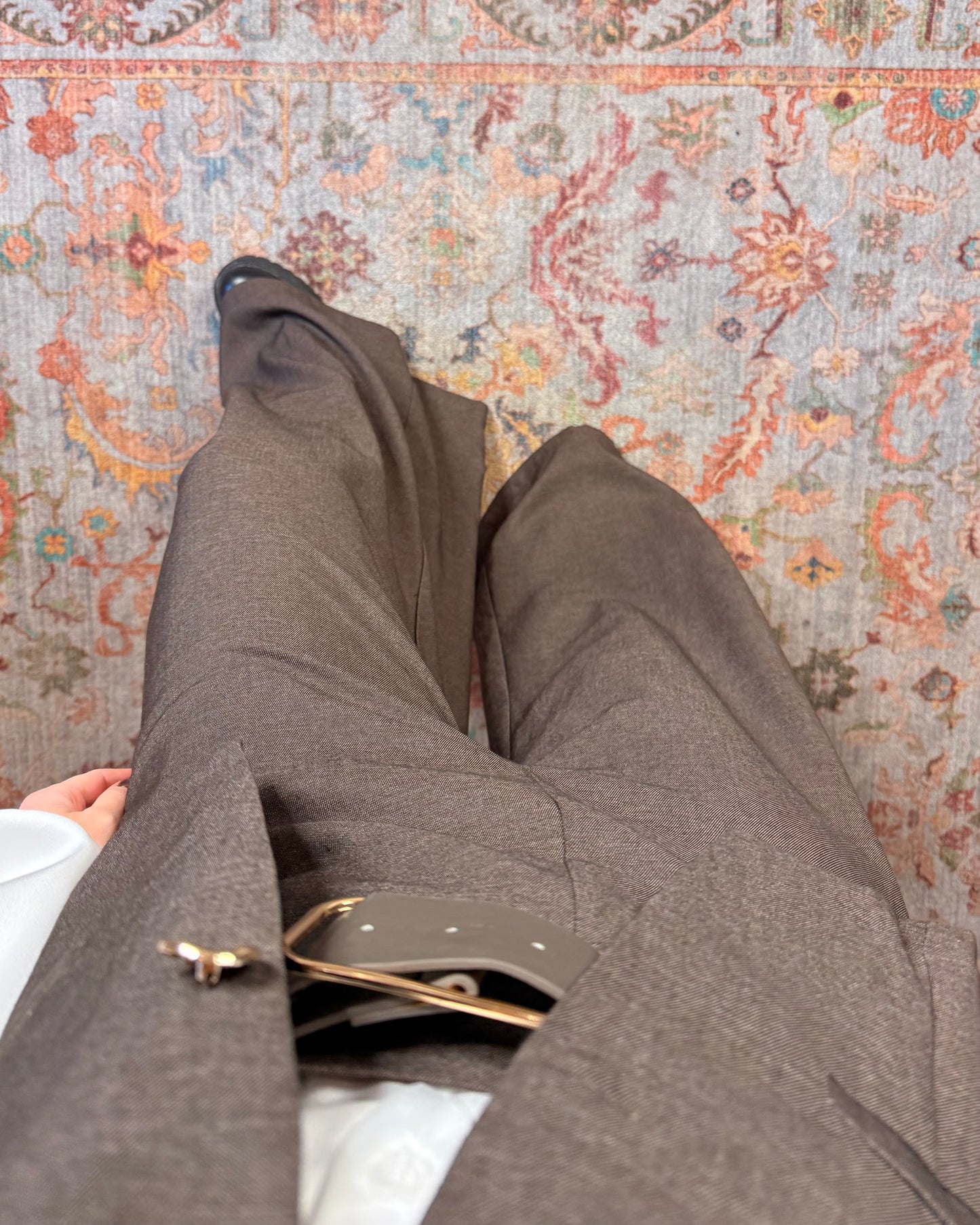 Pantalone a palazzo con cintura