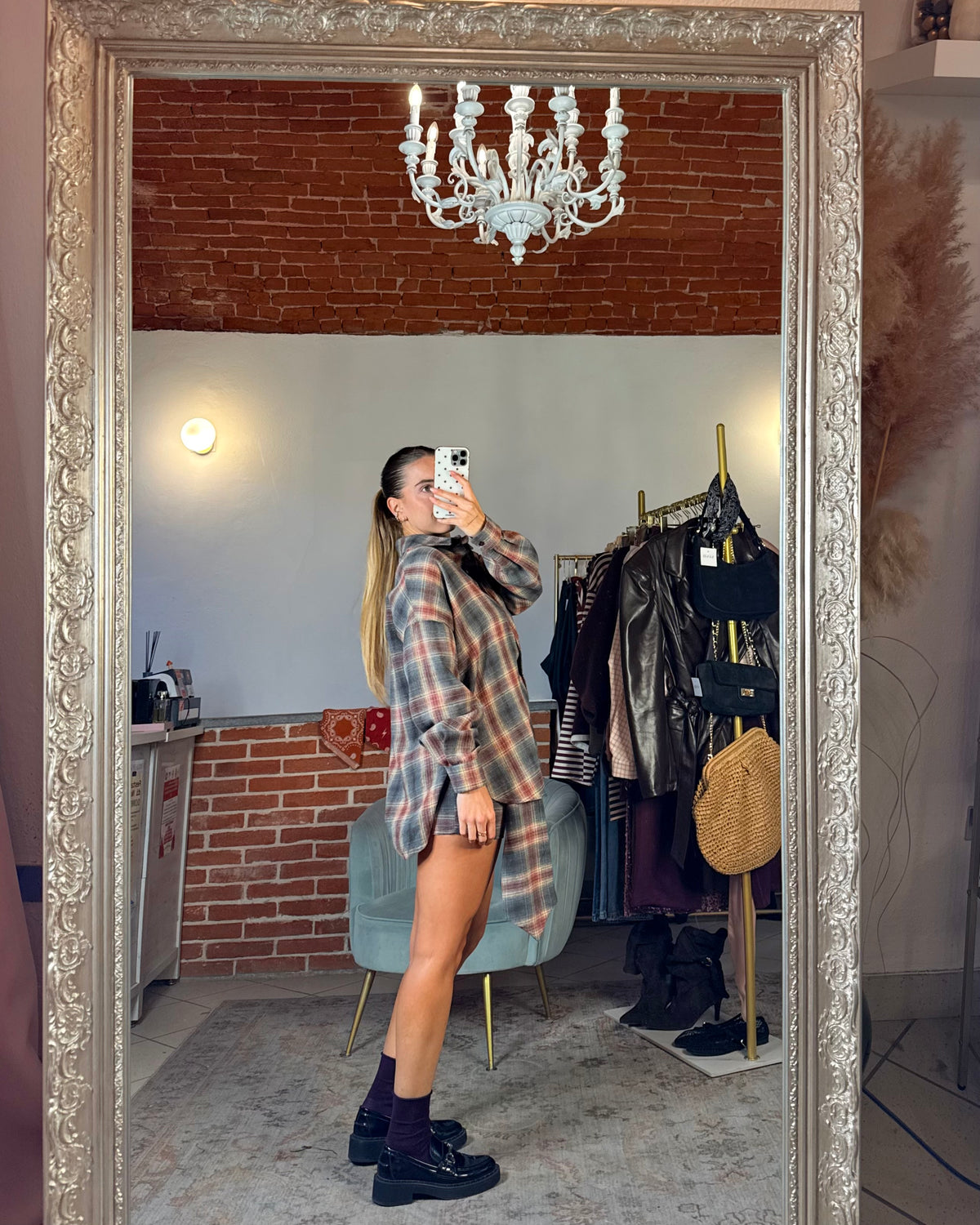 Camicia in flanella a quadri