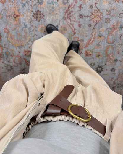 Pantalone baggy in velluto