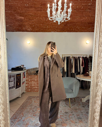 Double-breasted coat