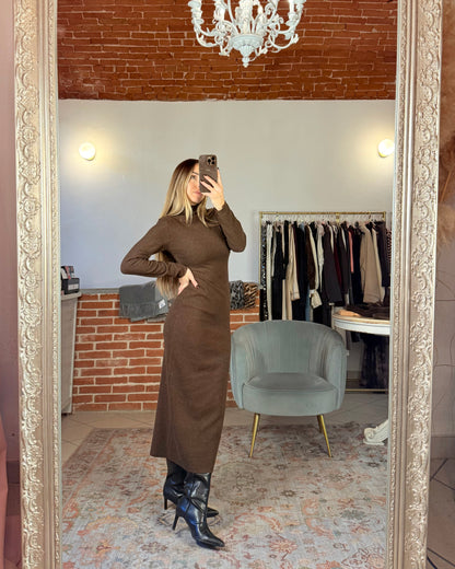 Abito lungo in maglia