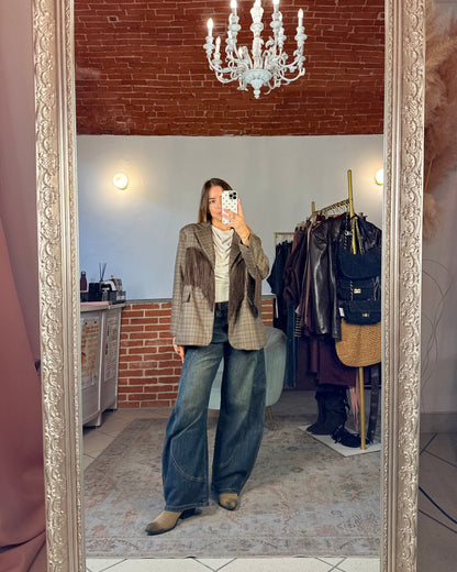 Blazer con frange