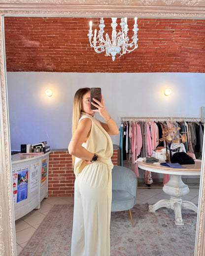 Pantalone in tessuto fluido