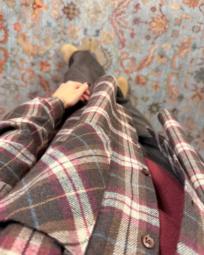 Camicia oversize in flanella