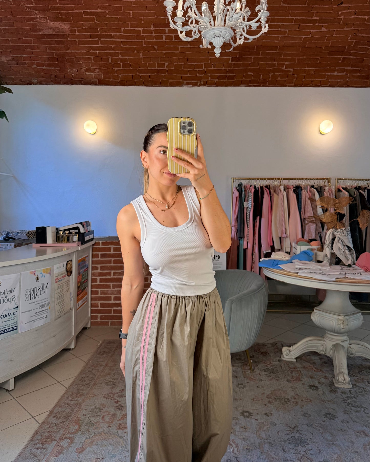 Pantalone balloon in cotone