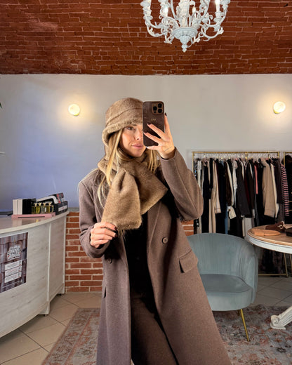 Cappello eco pelliccia