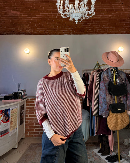 Maglione mezza manica