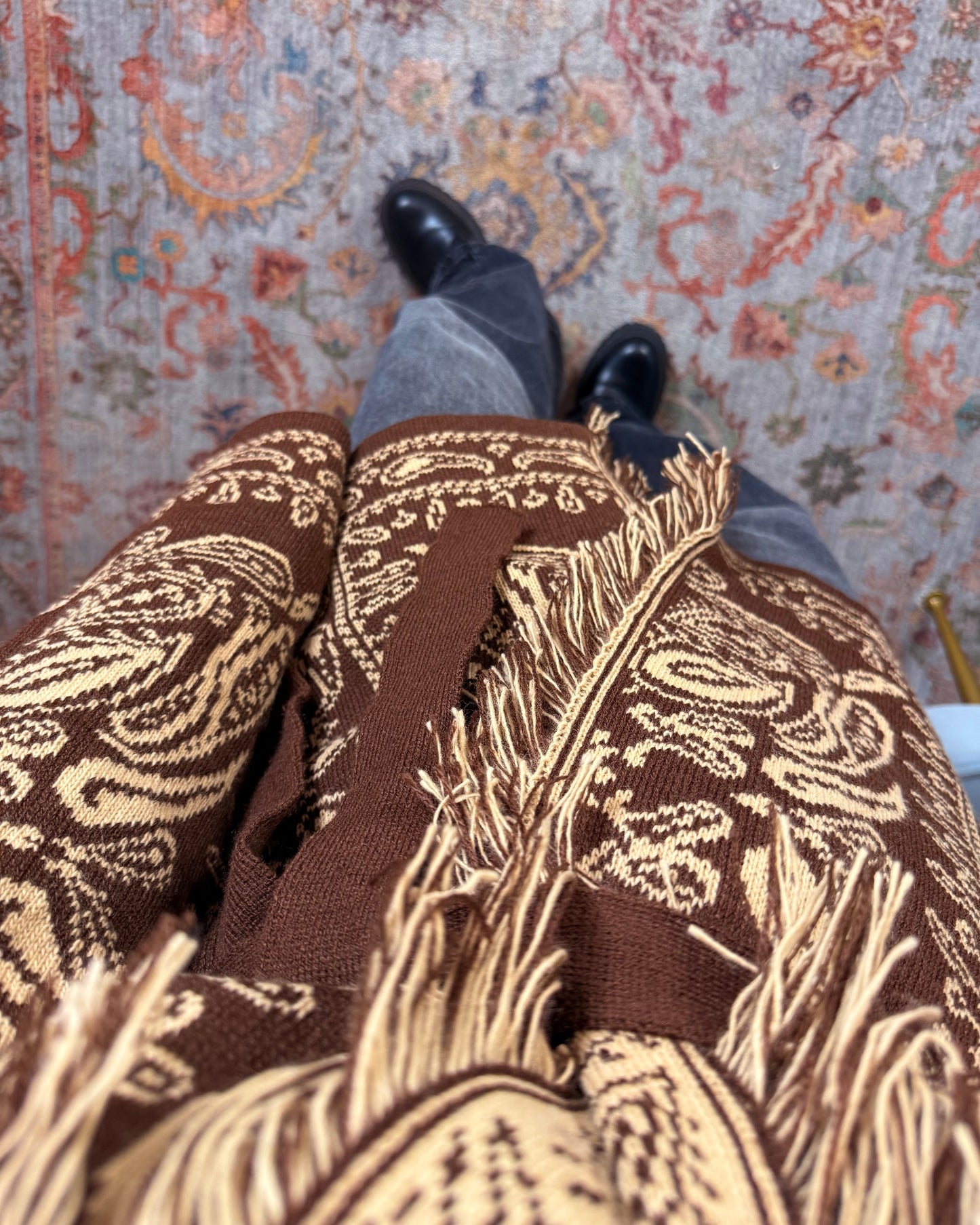 Cardigan paisley