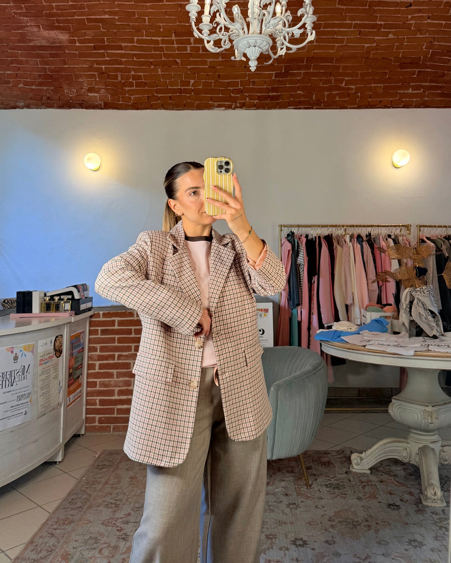 Blazer in cotone