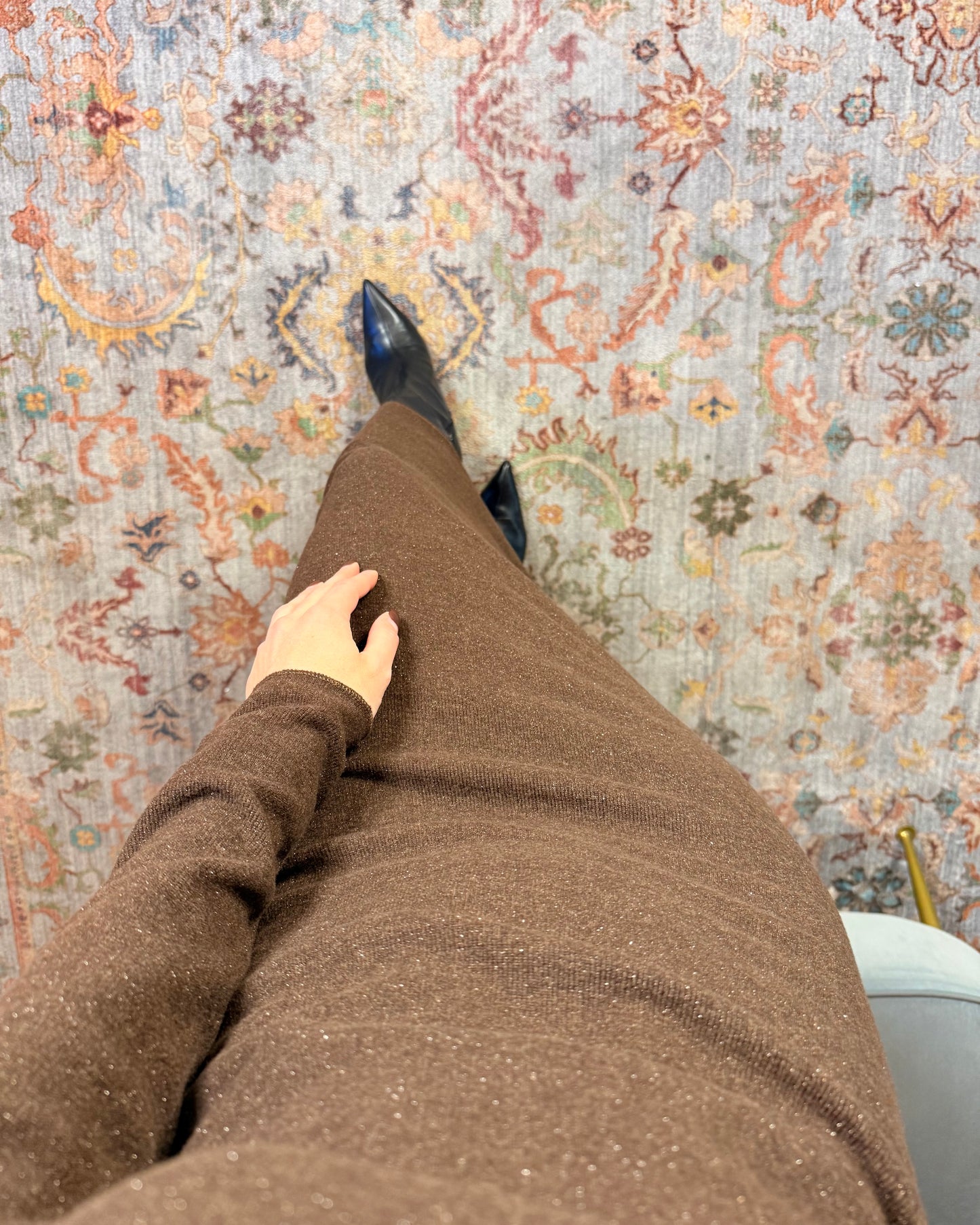 Abito lungo in maglia