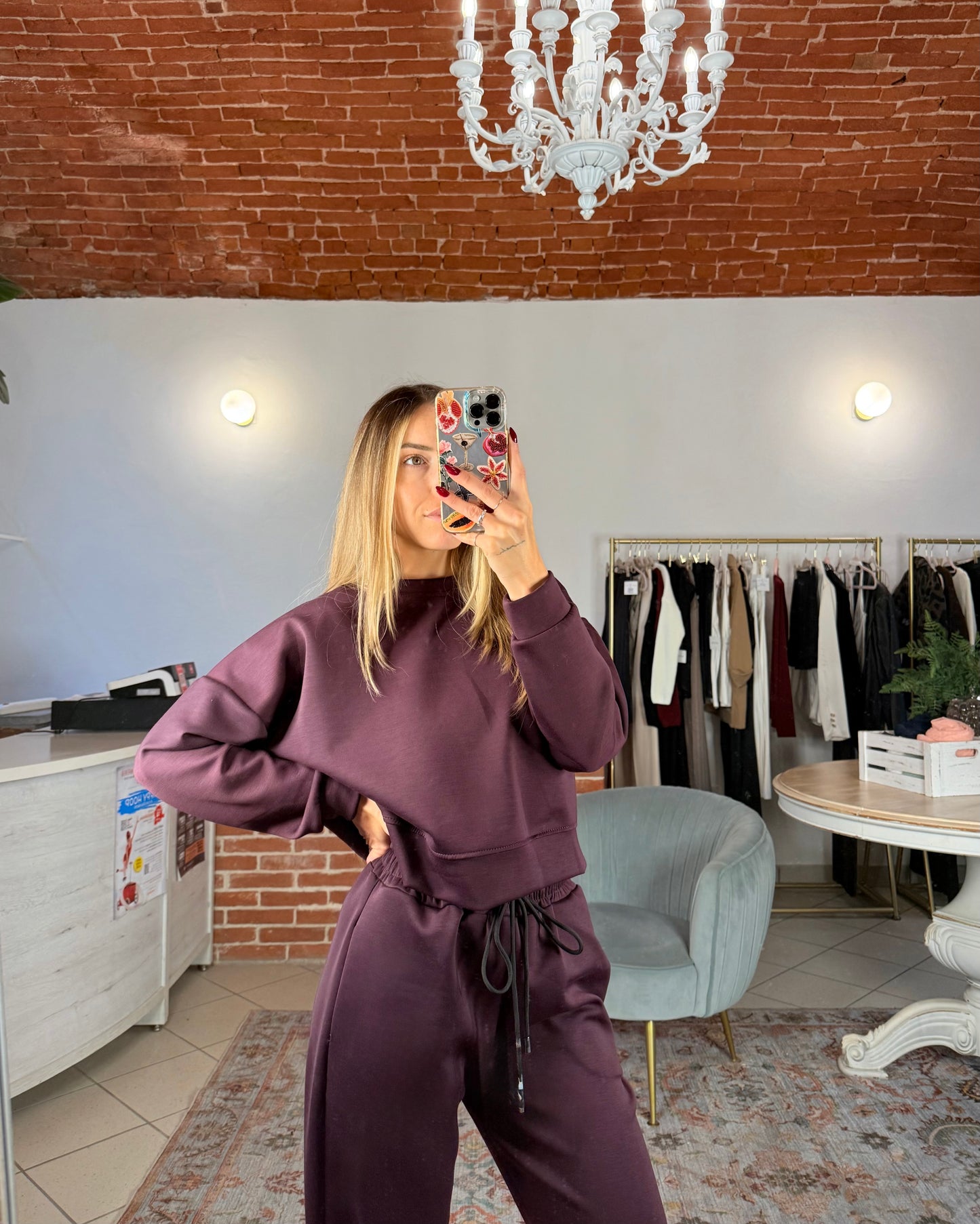 Completo tuta in viscosa