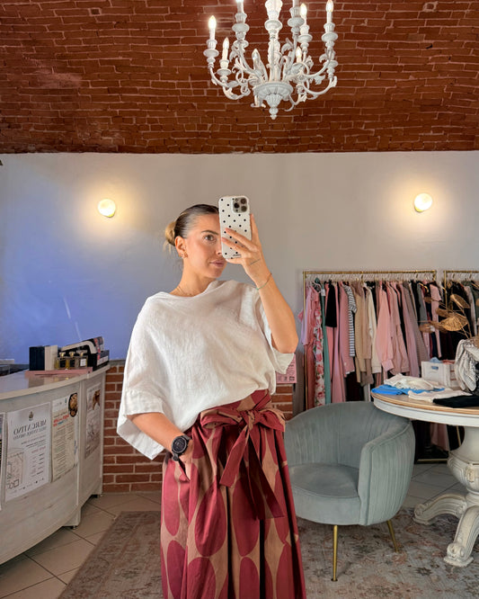 Blusa puro lino