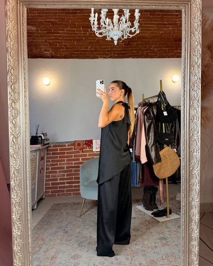Pantalone in raso