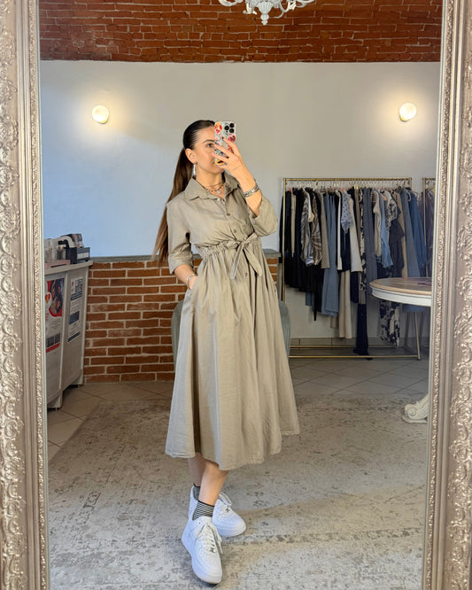 Abito chemisier in cotone