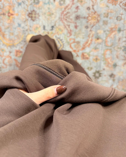 Tuta in viscosa felpata