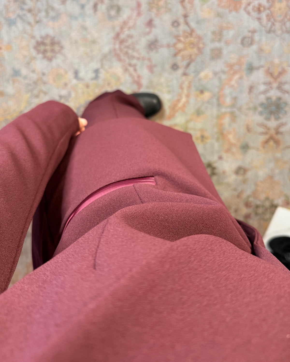 Tailleur inserti raso
