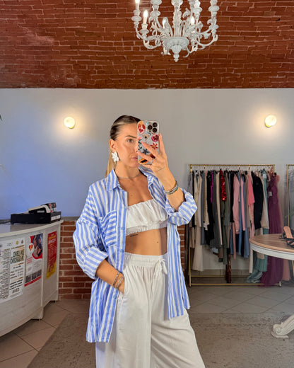 Camicia over viscosa