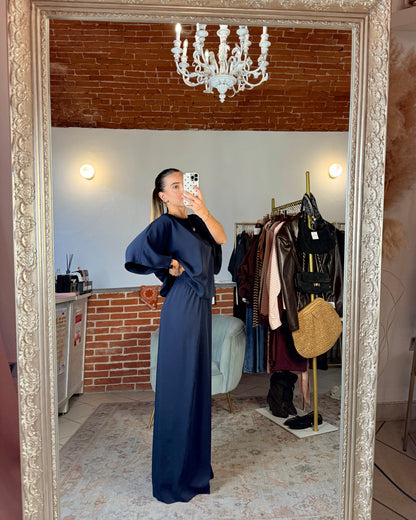 Pantalone in tessuto fluido