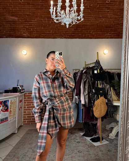 Camicia in flanella a quadri