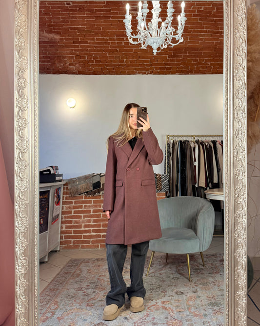 Double-breasted coat