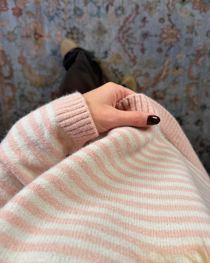 Striped wool blend sweater