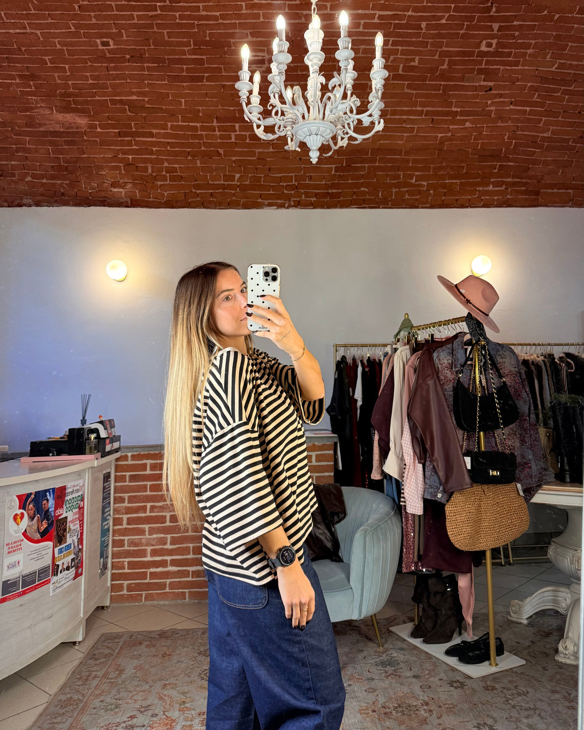 T-shirt over